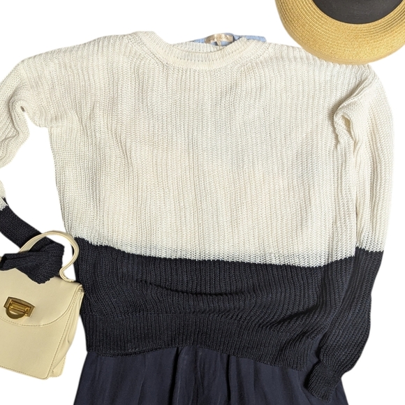 Vince color block knit crew neck sweater - Picture 5 of 11